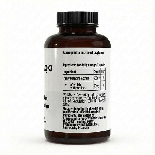 Ashwagandha Capsules 10% Withanoliden - 90 vegan capsules