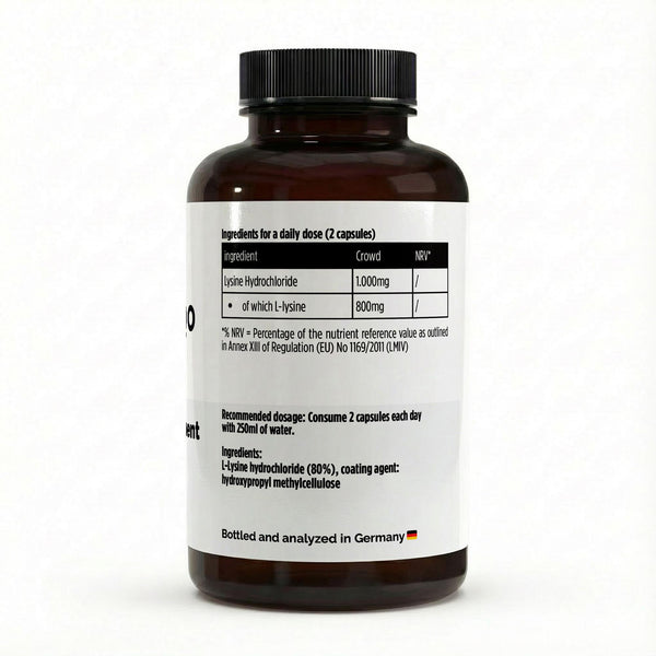 L-Lysine - 100 vegan capsules