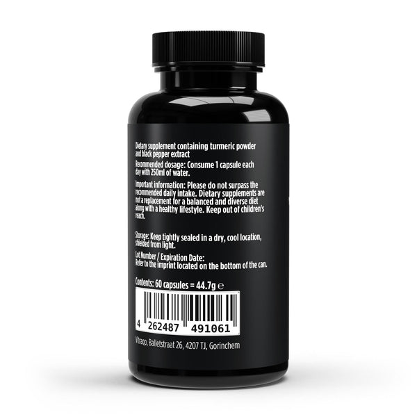 Kurkuma + Piperine Capsules - 60 capsules