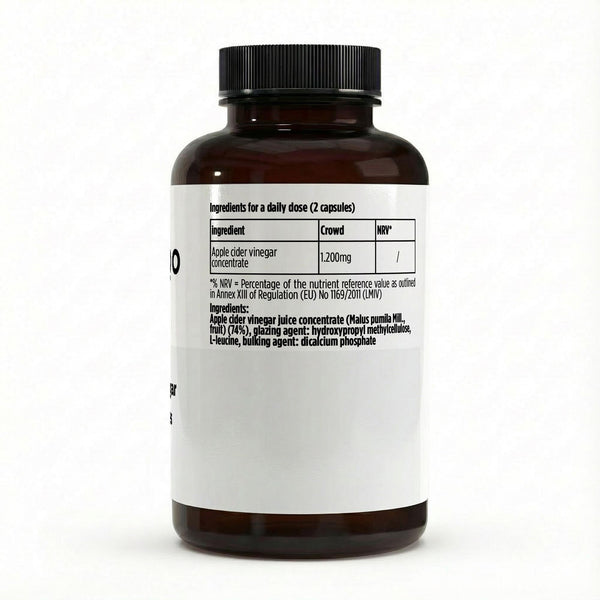 Appelazijn Capsules 600 mg - 120 vegan capsules