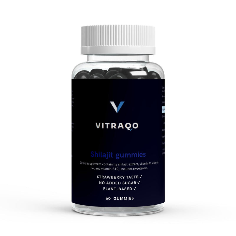Shilajit Gummies met Vitamine C, B6 & B12 - 60 stuks